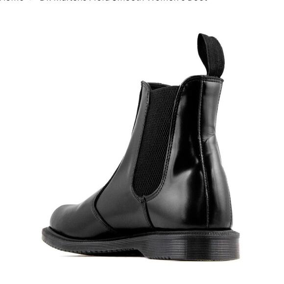 Dr. Martens Flora Smooth Women's Chelsea Boot Black Leather Size 6 EUC Boho - Picture 4 of 10